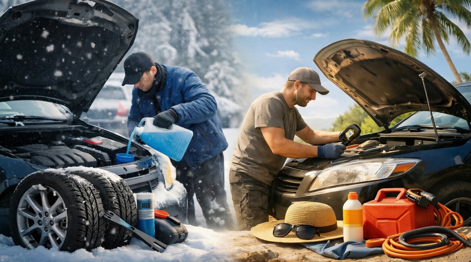 Сезонное обслуживание б/у авто: что сделать перед зимой и летом 