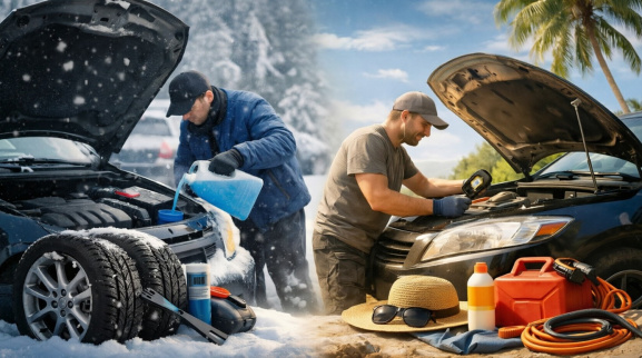 Сезонное обслуживание б/у авто: что сделать перед зимой и летом 